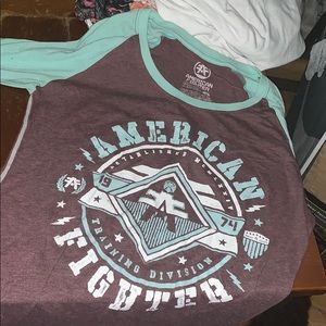 American fighter shirt